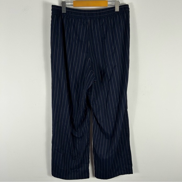 ❤️gap Navy Pinstripe Pants L - Picture 12 of 14